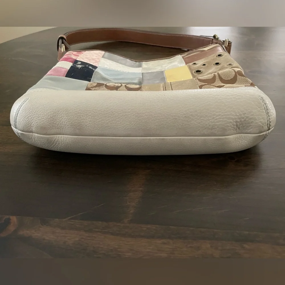 Vintage Coach Patchwork 10018 Multicolor Shoulder Bag - Picture 5 of 9